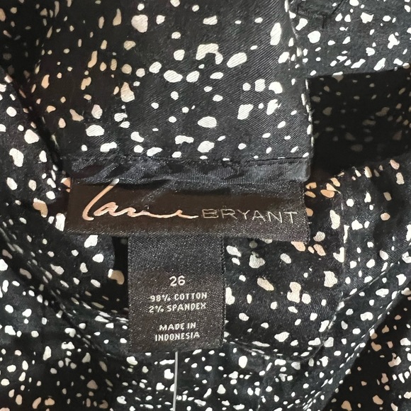 NWT Lane Bryant capri pants, black and white size 26 for women - Picture 3 of 8